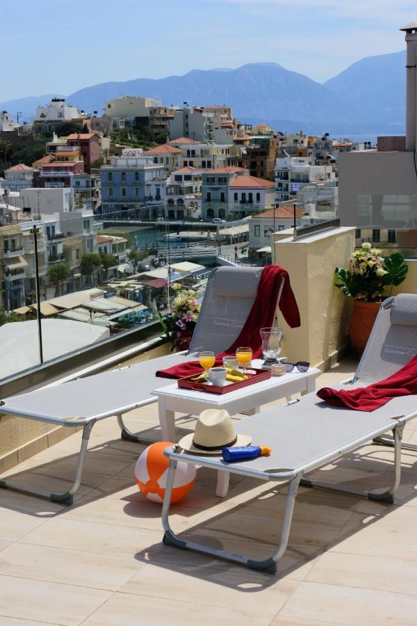 Luxury Lake View Center House Ágios Nikolaos Exterior foto